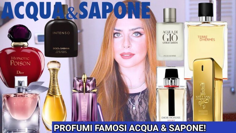 Profumo Acqua e Sapone per Uomo: Freschezza e Stile Essenziale
