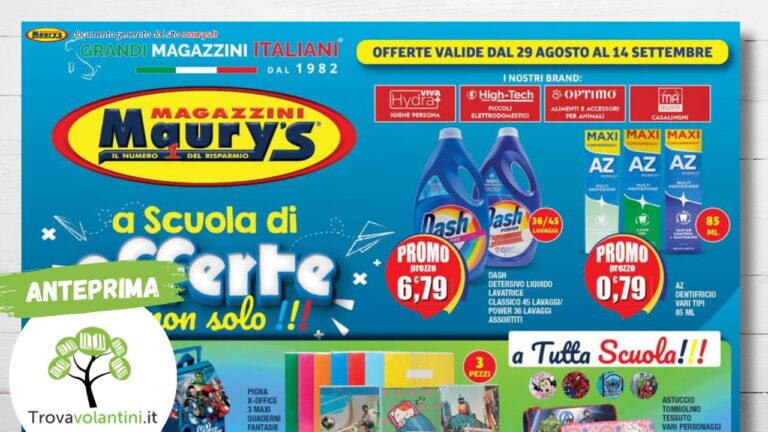 Acquista Online da Maury’s: Offerte Imperdibili