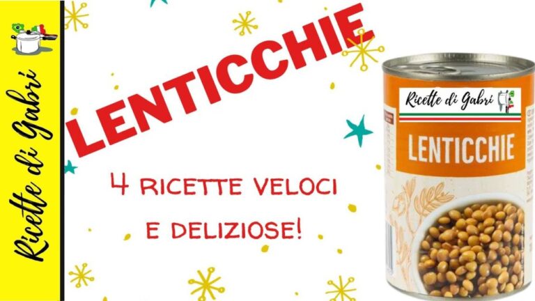 Tempo di cottura delle lenticchie in scatola
