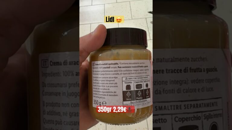 Burro d’Arachidi Lidl: Qualità e Convenienza a Portata di Mano