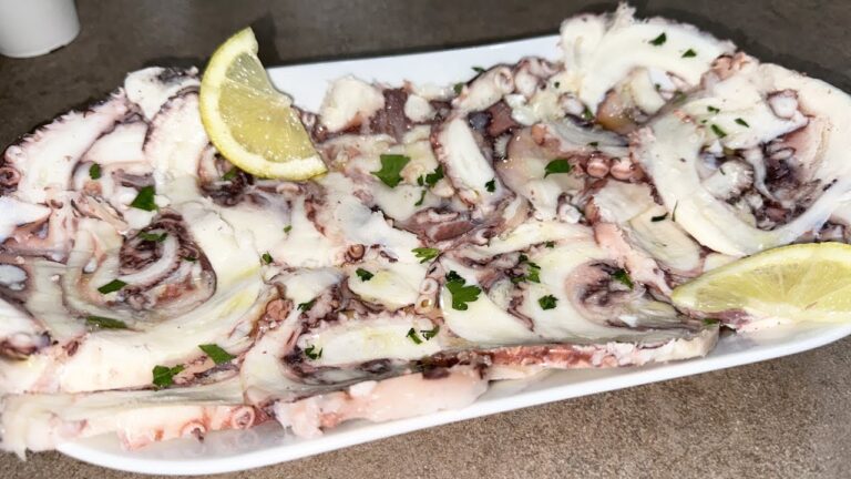 Carpaccio di Polpo: Delizia Confezionata da Gustare