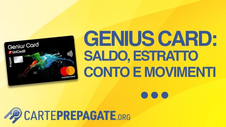 Genius Card: Guida all’Estratto Conto Efficace