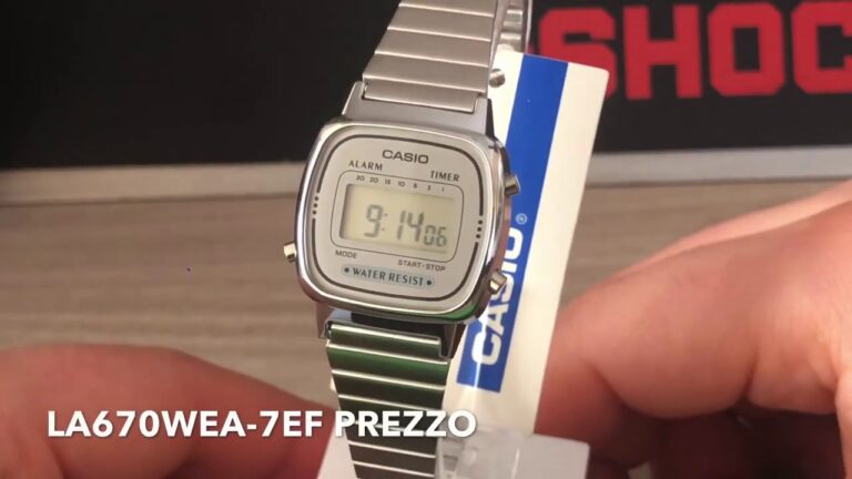 Casio Oro Piccolo: Eleganza e Innovazione nel Mondo degli Orologi ...