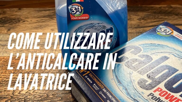 Guida all’uso di Calgon in lavatrice