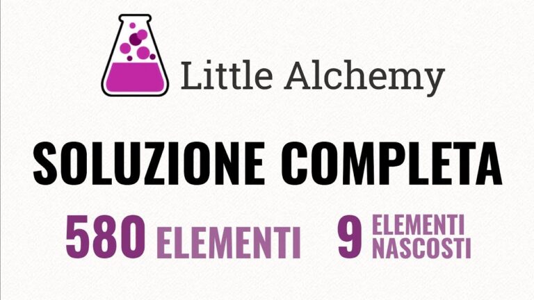Soluzioni Complete per Little Alchemy