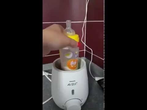 Guida all’uso del Scaldabiberon Avent