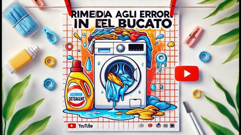 Come rimediare agli errori nel bucato colorato