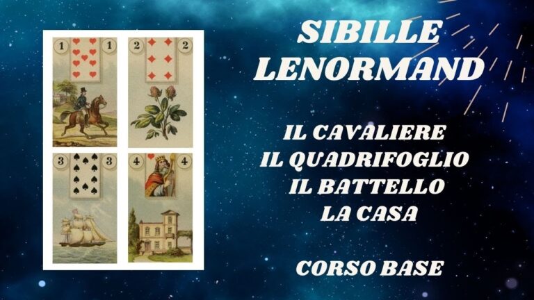 Quadrifoglio Lenormand: Scopri i Segreti delle Carte del Destino