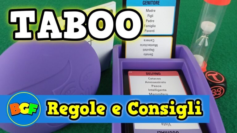 Regolamento Taboo: Guida alle Regole e Strategie di Gioco