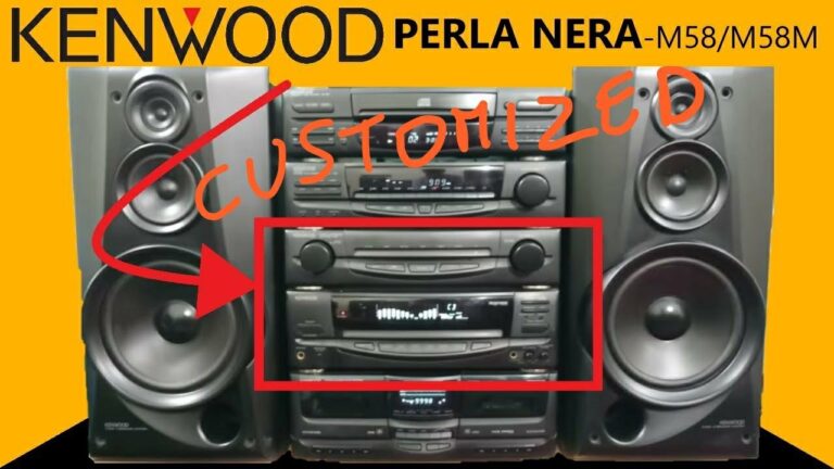 Giradischi Kenwood Perla Nera: Il Suono della Raffinatezza