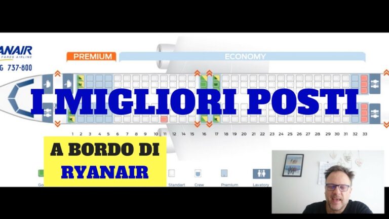 I posti migliori su Ryanair per un volo confortevole